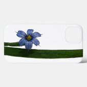 Blauwooggras bloem en blad Case-Mate iPhone case (Achterkant (horizontaal))
