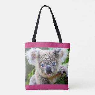 Blauwoogige Koala Tote Bag