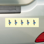 Blauwoogvlas Bumpersticker (Op auto)