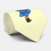 Blauwoogvlas Stropdas (Opgerold)