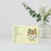 Blauwooiend Visitekaartje (Staand voorkant)