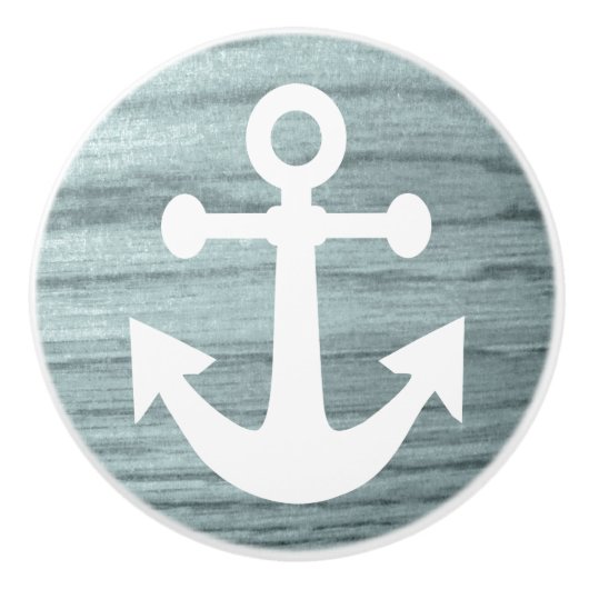 Blauwouderschapskijkafdrukken met een anker keramische knop (Voorkant)