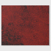 Blauwpapier voor rode Floral Flower Leaf Cadeaupapier (Vlak)