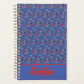 Blauwpatroonpapaverplant Planner (Voorkant)