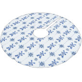 BlauwPatroonroestrok van het Nederlandse Delft Kerstboom Rok (Gekanteld)