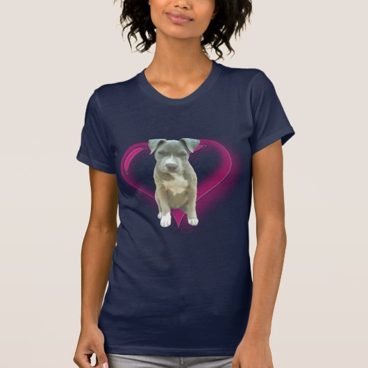 Blauwpeerpuppy t-shirt (Voorkant)