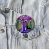 blauwregen  ronde button 7,6 cm (In situ)