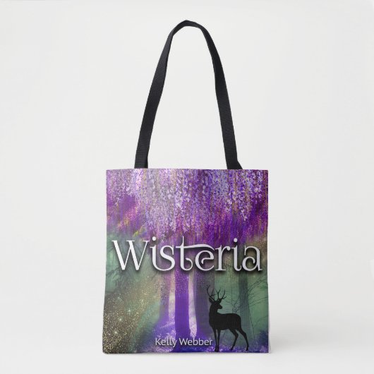 Blauwregen tote bag (Voorkant)