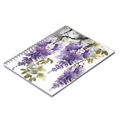 Blauwregen - Waterverf bloemen Notitieboek (Linkerzijde)