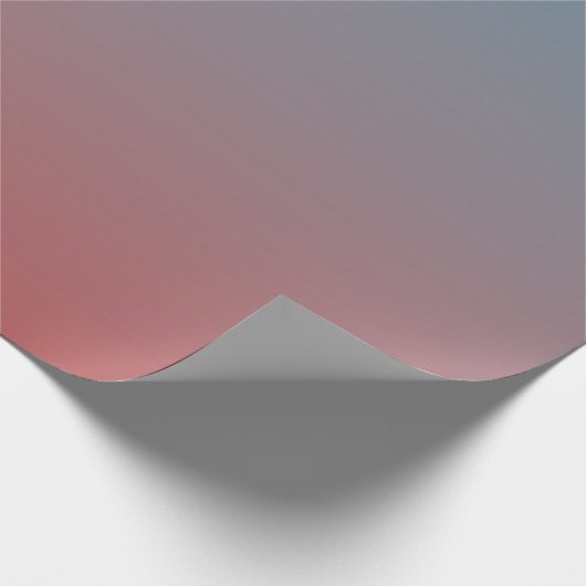 Blauwrode gradiënt cadeaupapier (Hoek)