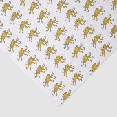 Blauwrode octopus cartoon illustratie tissuepapier (Detail)