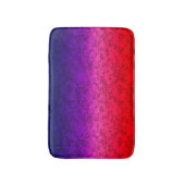 Blauwrode ombre badmat (Voorkant Verticaal)