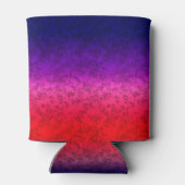 Blauwrode ombre blikjeskoeler (Achterkant)