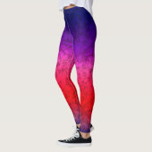 Blauwrode ombre leggings (Links)