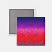 Blauwrode ombre magneet (Voorkant / Achterkant)