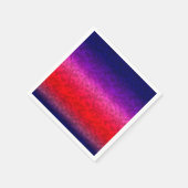 Blauwrode ombre servet (Hoek)
