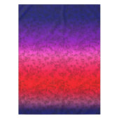 Blauwrode ombre tafelkleed (Voorkant)