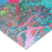 Blauwrood-gele groene roze Blauwgroen schouderontt Korte Tafelloper (Hoek)