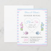 Blauwroze bijenliefde Hart Geslacht (Voorkant / Achterkant)