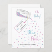 Blauwroze confetti (Voorkant / Achterkant)