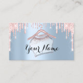 Blauwroze kledip Hanger Boutique Vip Visitekaartje (Voorkant)