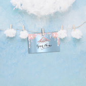 Blauwroze kledip Hanger Boutique Vip Visitekaartje