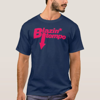 Blauwroze met laagtempo t-shirt
