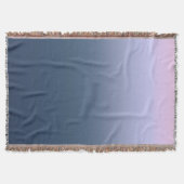 Blauwroze ombre . deken (Voorkant)