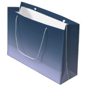 Blauwroze ombre . groot cadeauzakje (Voorkant Gekanteld)