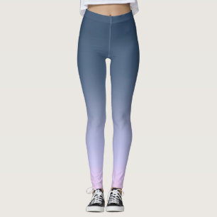 Blauwroze ombre . leggings