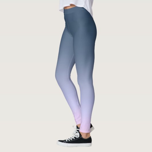 Blauwroze ombre . leggings (Links)