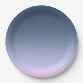 Blauwroze ombre . papieren bordje (Voorkant)