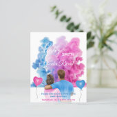 Blauwroze roken koppel sekse openbaring (Staand voorkant)