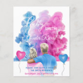 Blauwroze roken koppel sekse openbaring (Voorkant)