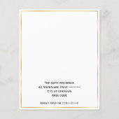 Blauwroze rook verrassing goudsekse (Achterkant)