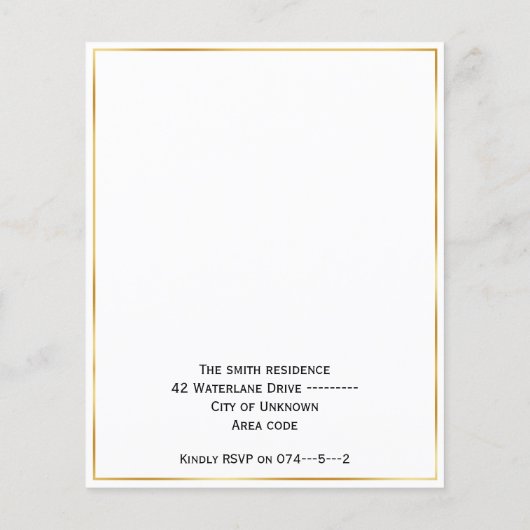 Blauwroze rook verrassing goudsekse (Achterkant)