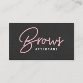 Blauwroze zwenkrouwen PMU Brow Instructions B Visitekaartje (Voorkant)