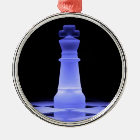 Blauwschaafkoppen Metalen Ornament (Voorkant)