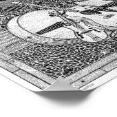 Blauwschaap Poster (Hoek)