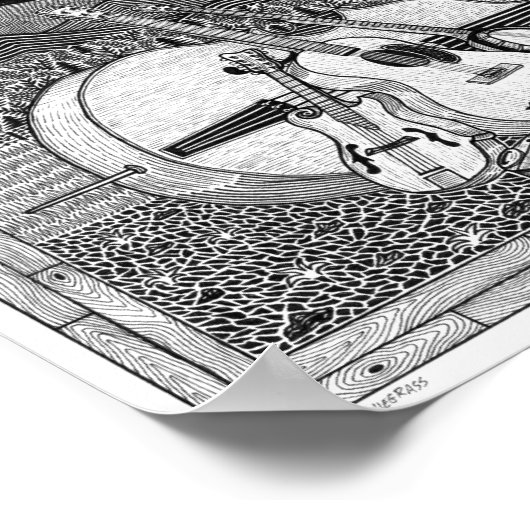 Blauwschaap Poster (Hoek)