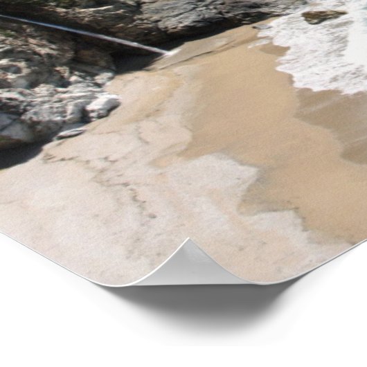 Blauwschilden - Kustlandschapsfoto Poster (Hoek)