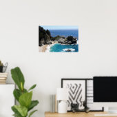 Blauwschilden - Kustlandschapsfoto Poster (Thuiskantoor)