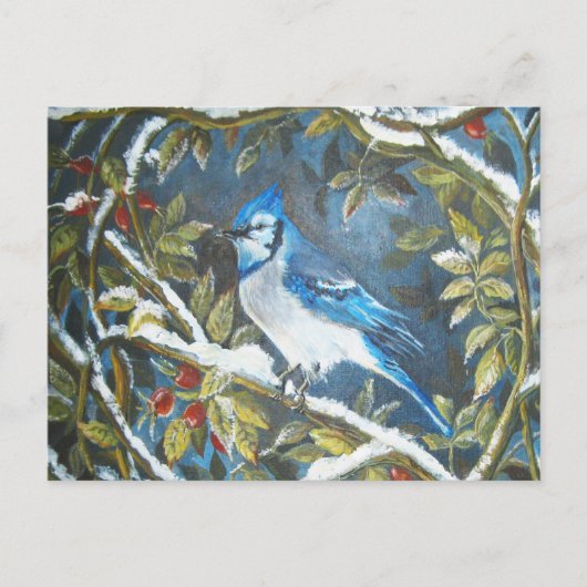Blauwschilderij Briefkaart (Voorkant)
