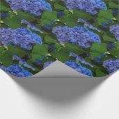 Blauwschildpadden - de blauwe hydrangea cadeaupapier (Hoek)