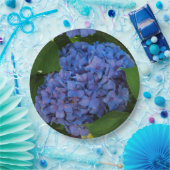 Blauwschildpadden - de blauwe hydrangea papieren bordje (Feest)