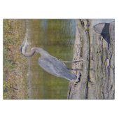 Blauwschotbord van Heron Snijplank (Voorkant)