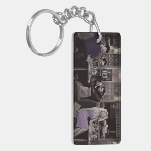 Blauwschotel Sleutelhanger (Voorkant Links)