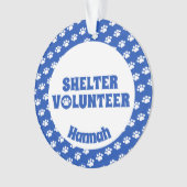 Blauwschottervrijwilliger Ornament (voorkant)