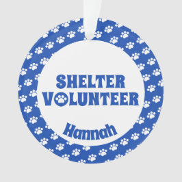 Blauwschottervrijwilliger Ornament