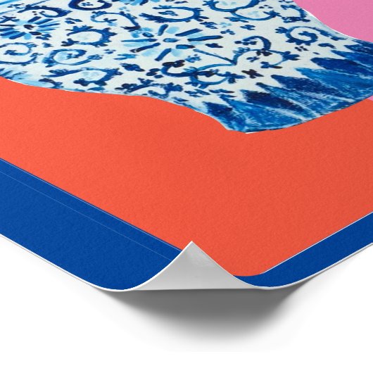 Blauwspar van de Chinese maffia Ginger Poster (Hoek)